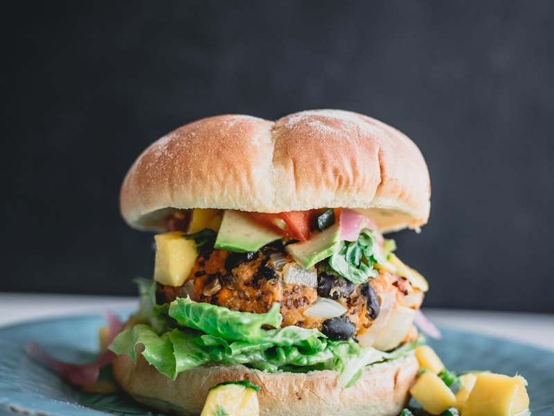 Burger Veg Tikki