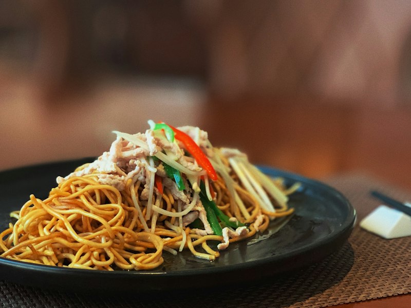 Chicken Pan Fry Noodles