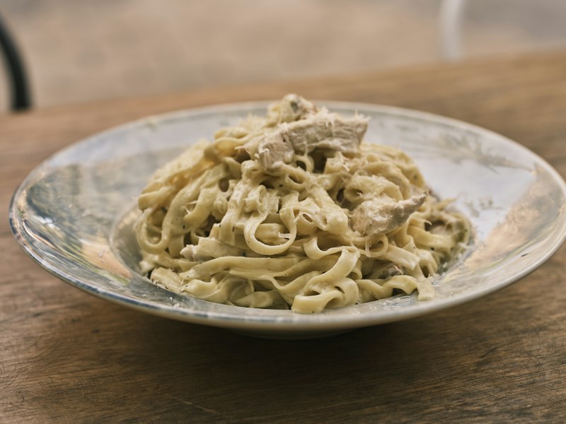 Pasta White Sauce (Alfredo) – Non-Veg