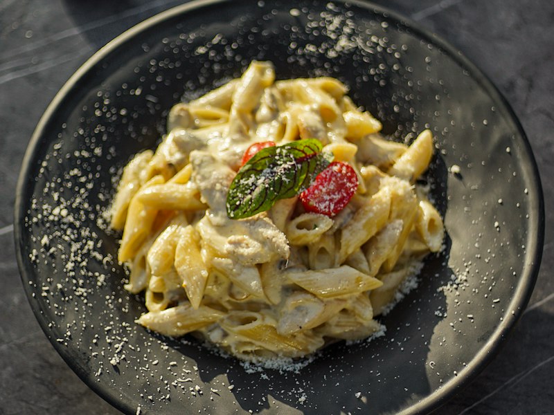 Pasta White Sauce (Alfredo) – Veg