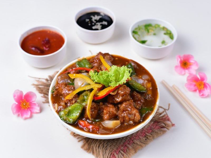 Chicken Schezwan (Gravy)