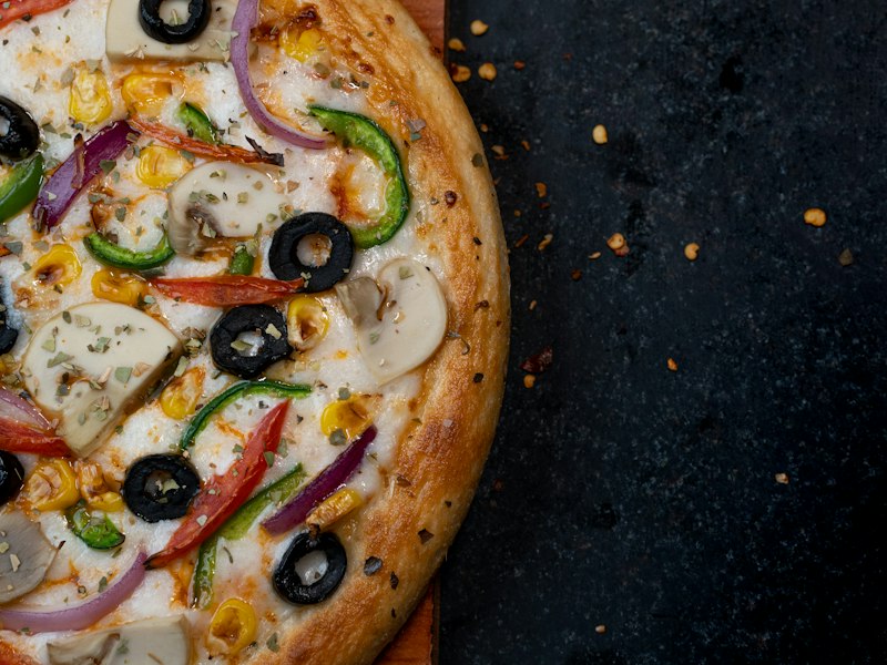 Pizza Mushroom Corn