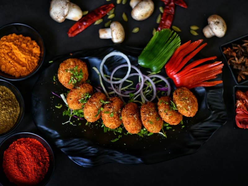 Corn Veg Sik Kebab